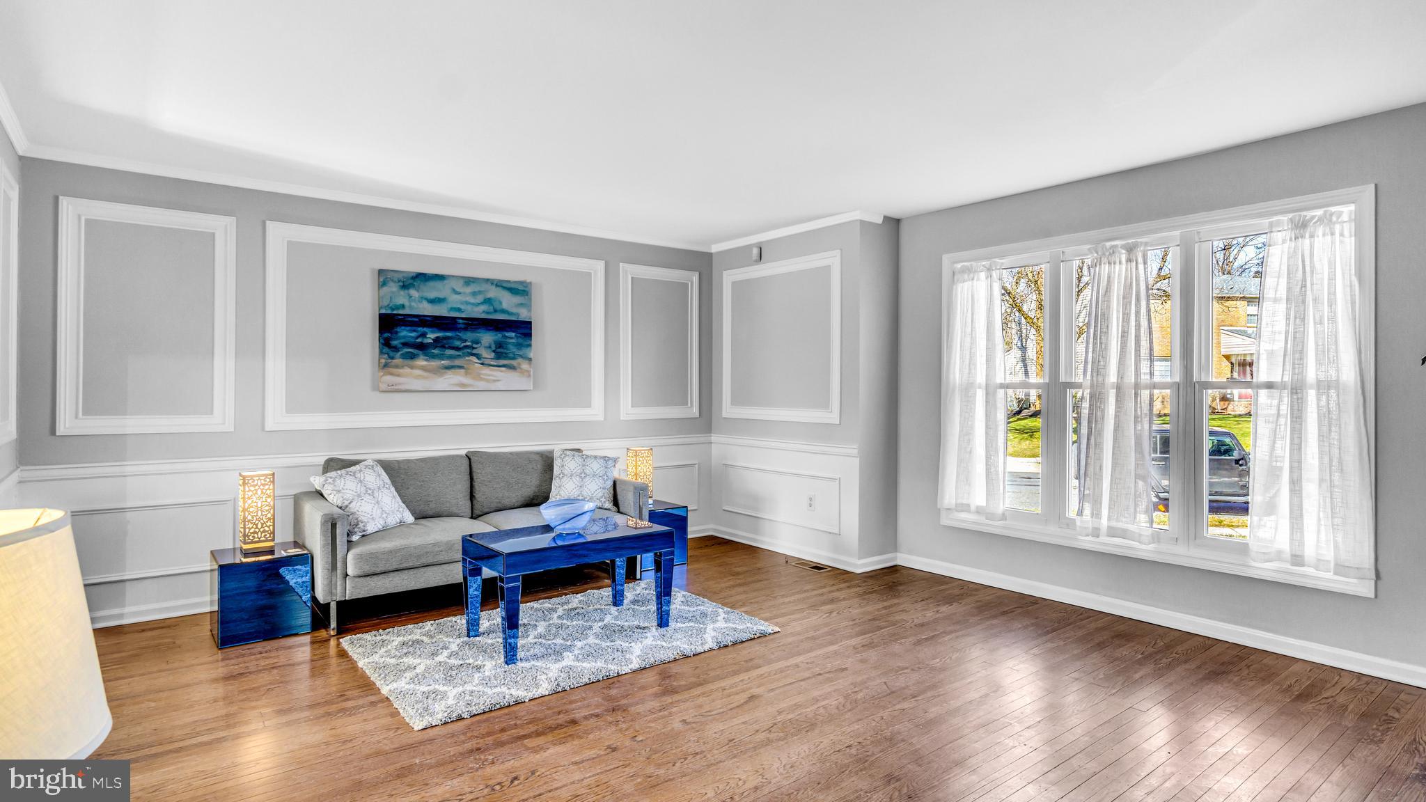 514 Arthur Drive Cherry Hill, NJ 08003 - Photo 6 of 33 a living room with furniture and a large window