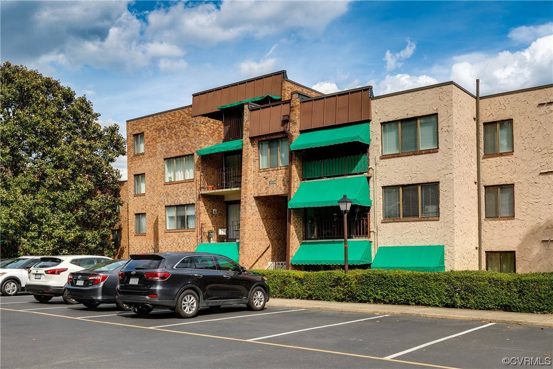 a car parked in front of a house