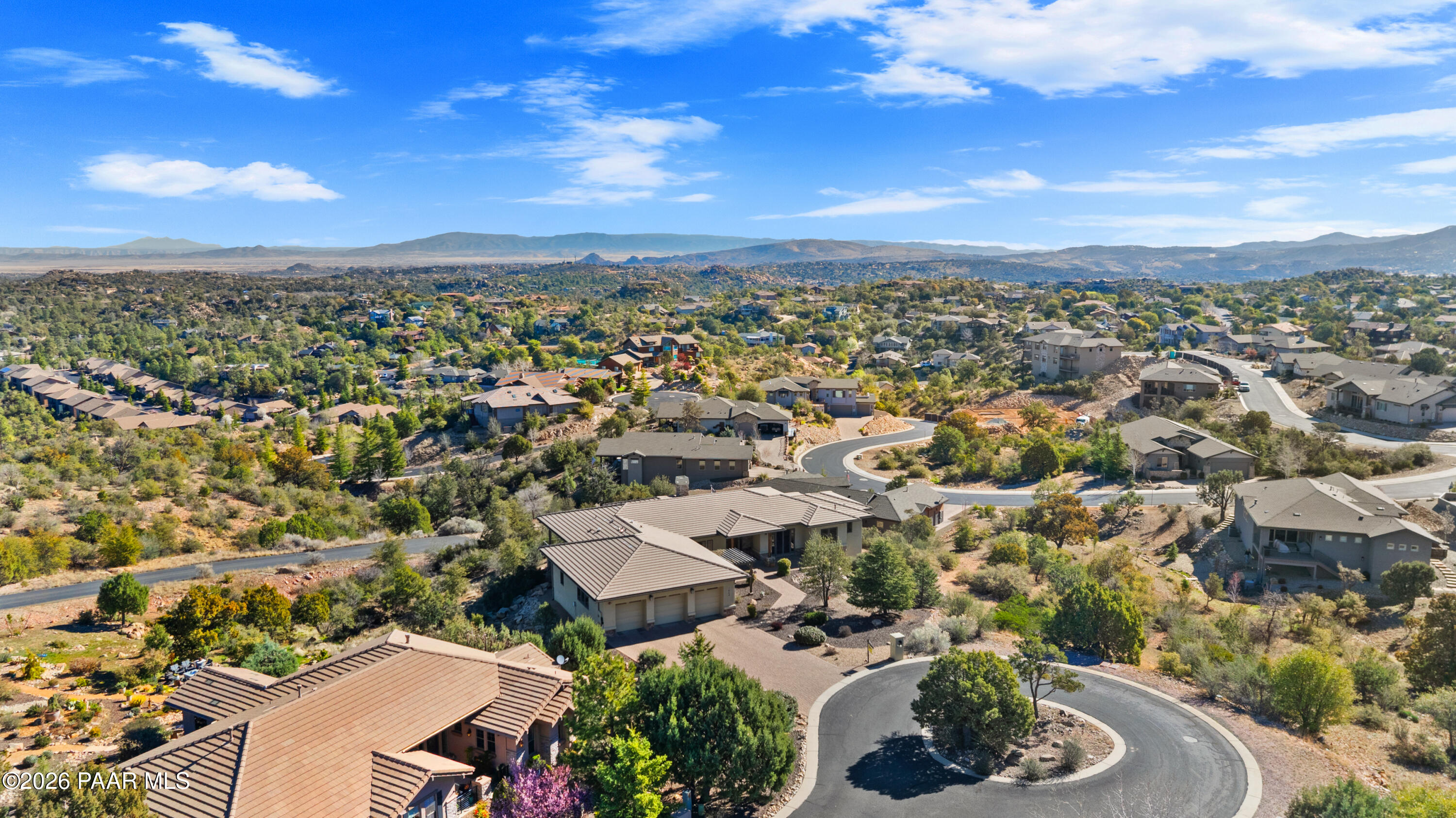 1448 Short Point Lane Prescott, AZ 86305 - Photo 3 of 56 an aerial view of residential houses with outdoor space