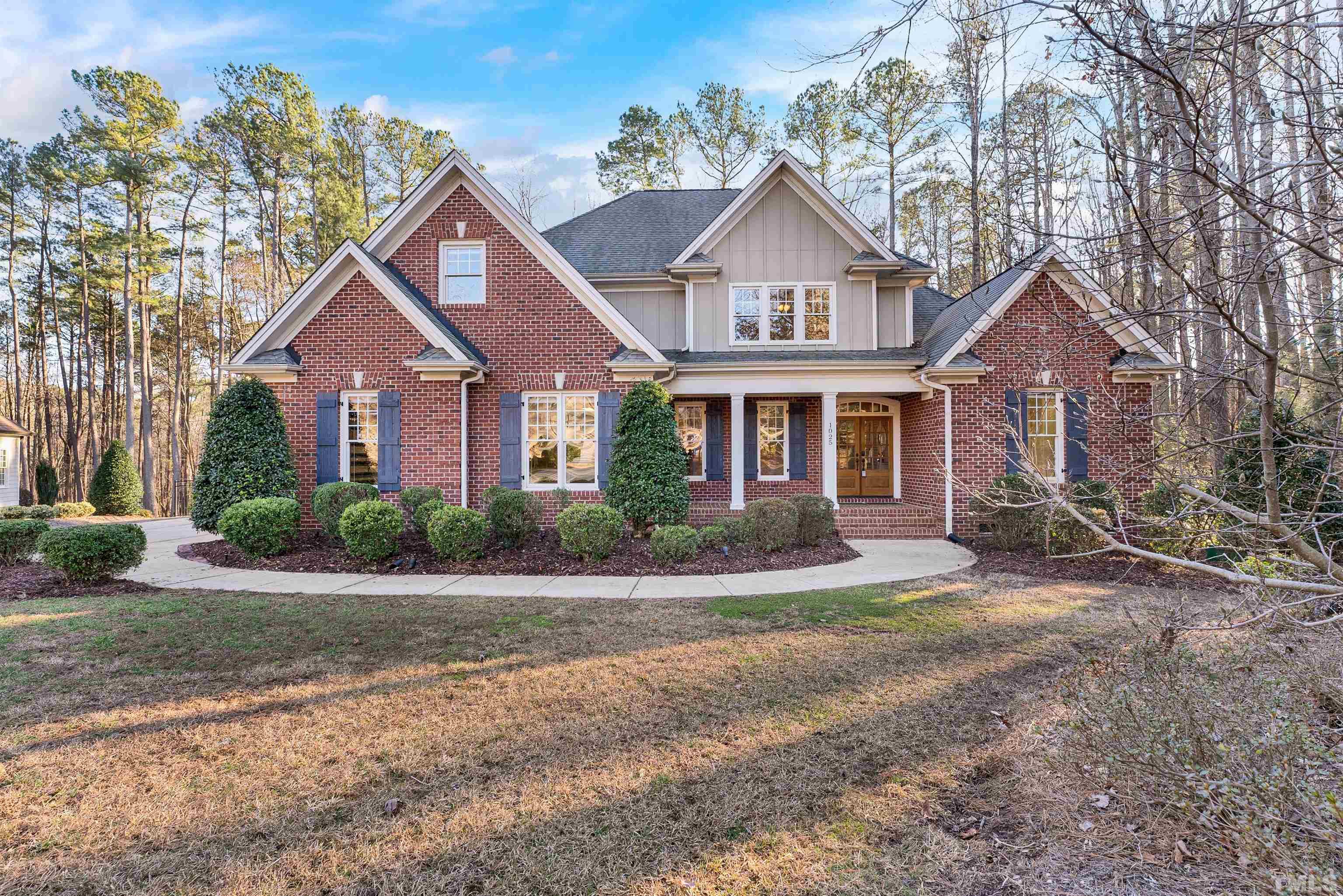1025 Vinson View Court Wake Forest, NC 27587 - Photo 1 of 57 a front view of a house with a yard