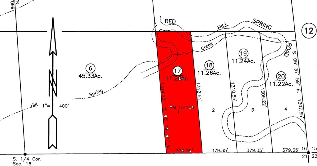 15052 Red Hill Spring Road Grass Valley, CA 95945 - Photo 12 of 12 County Map