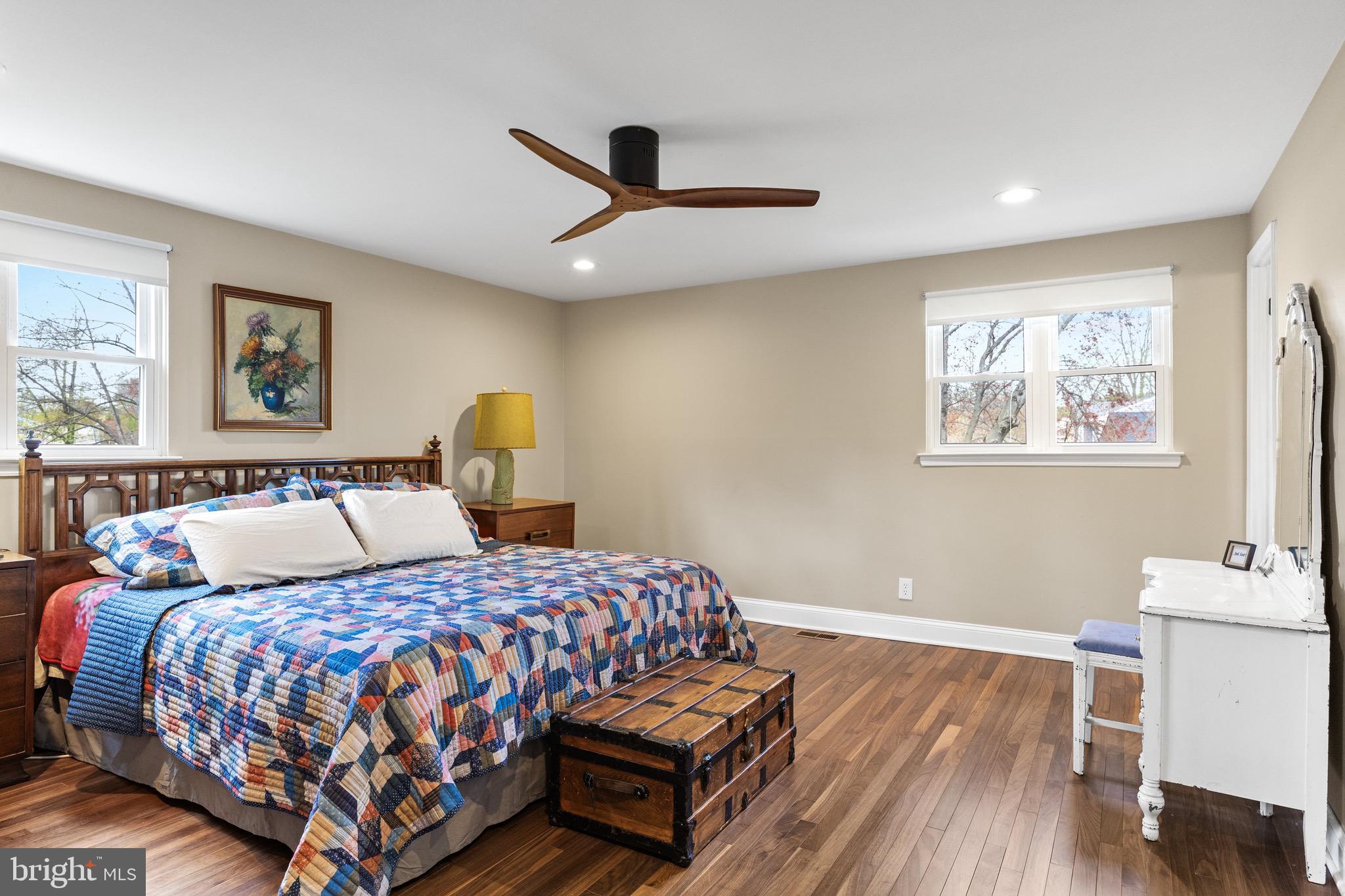 169 Canterbury Road Mount Laurel, NJ 08054 - Photo 23 of 47 a bedroom with a bed wooden floor and window