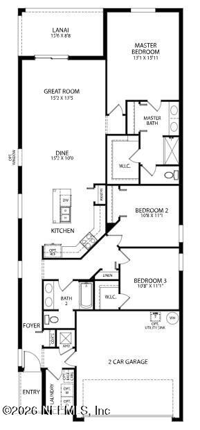 1070 Welda Lane Jacksonville, FL 32221 - Photo 26 of 26 Floor Plan