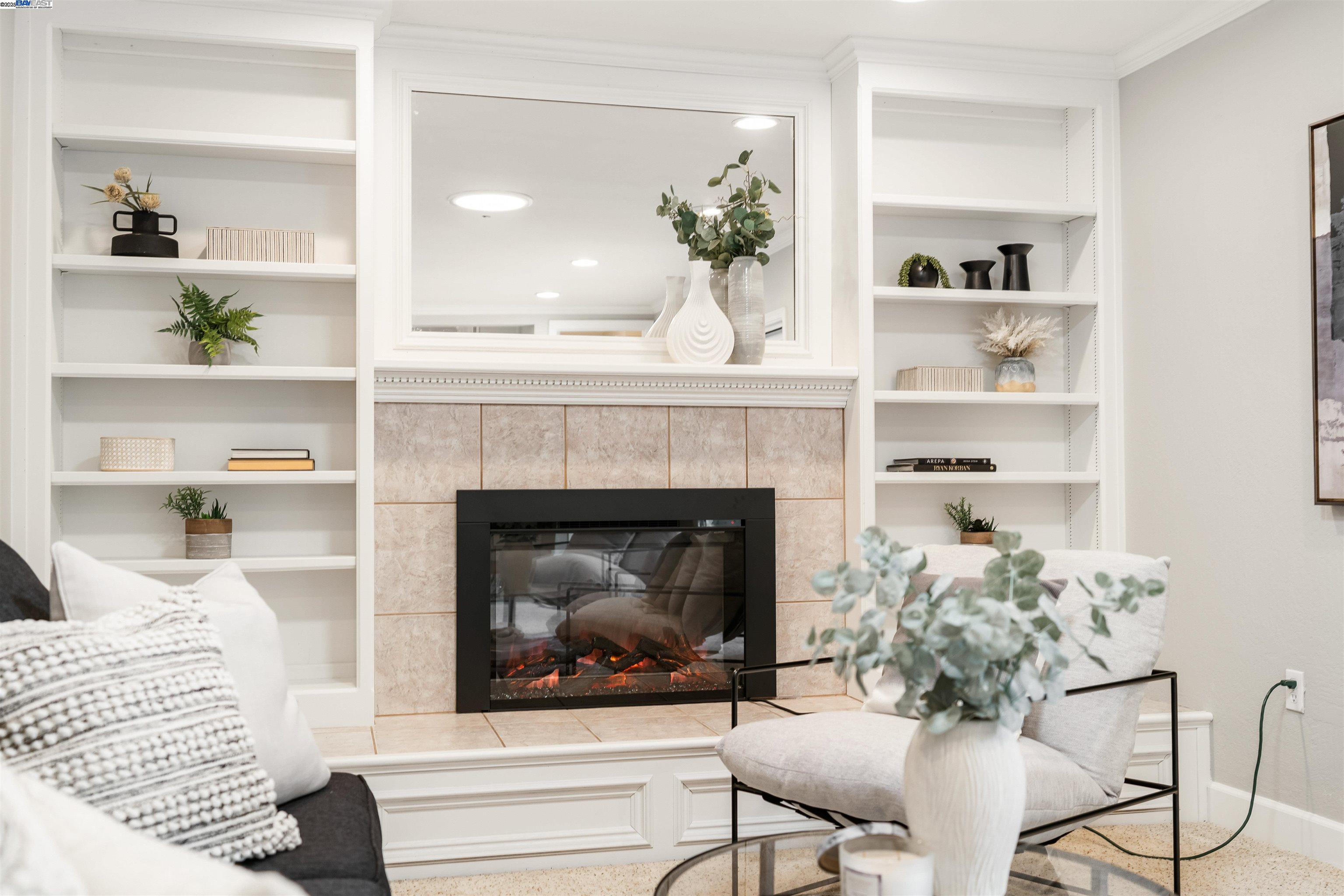 4050 Silver Street Pleasanton, CA 94566 - Photo 13 of 30 a living room with furniture and a fireplace