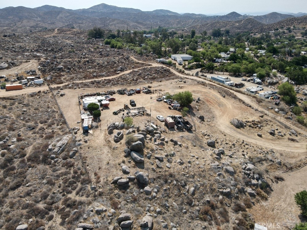 22100 John Street Perris, CA 92570 - Photo 8 of 9 a view of a dry field with mountains in the background