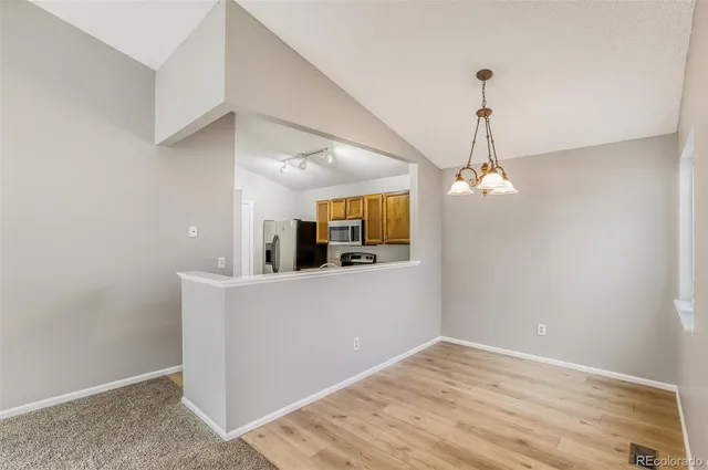 a view of a room with a sink