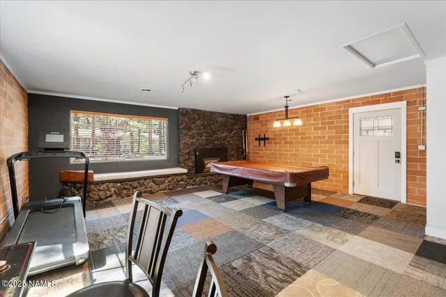 a outdoor space with furniture