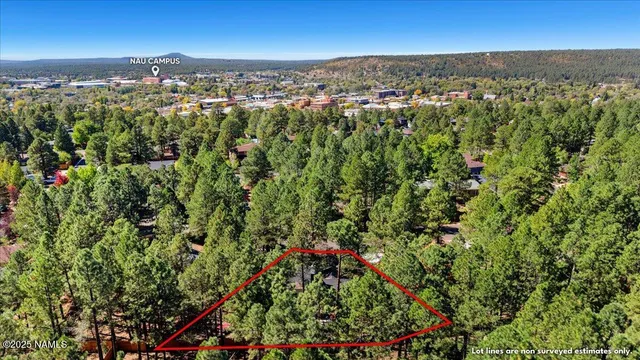 an aerial view of residential houses with city view and lake view