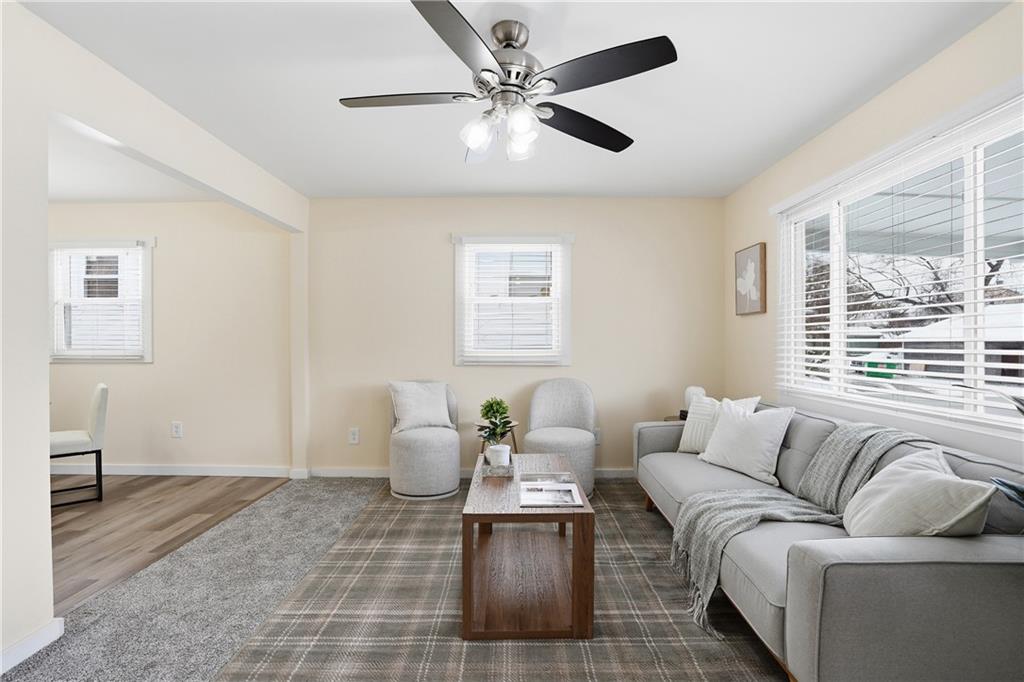 805 Colonial Avenue Monaca, PA 15061 - Photo 6 of 30 a living room with furniture and a large window