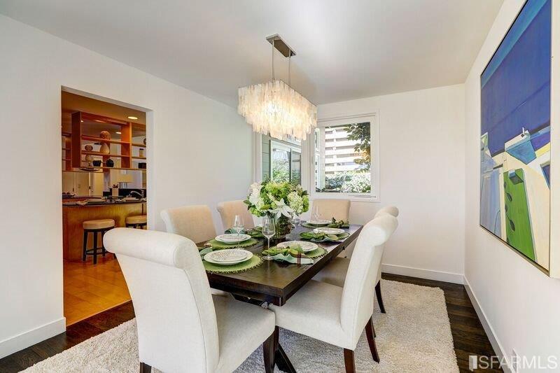 219 Ricardo Road Mill Valley, CA 94941 - Photo 15 of 31 Dining room, adjacent to the kitchen.