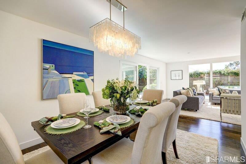 219 Ricardo Road Mill Valley, CA 94941 - Photo 16 of 31 Dining room, with living room in the background.