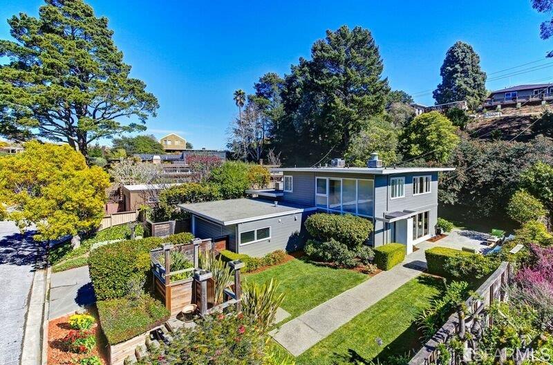 219 Ricardo Road Mill Valley, CA 94941 - Photo 22 of 31 Additional visual looking at the west facing entryway, front and side yard.