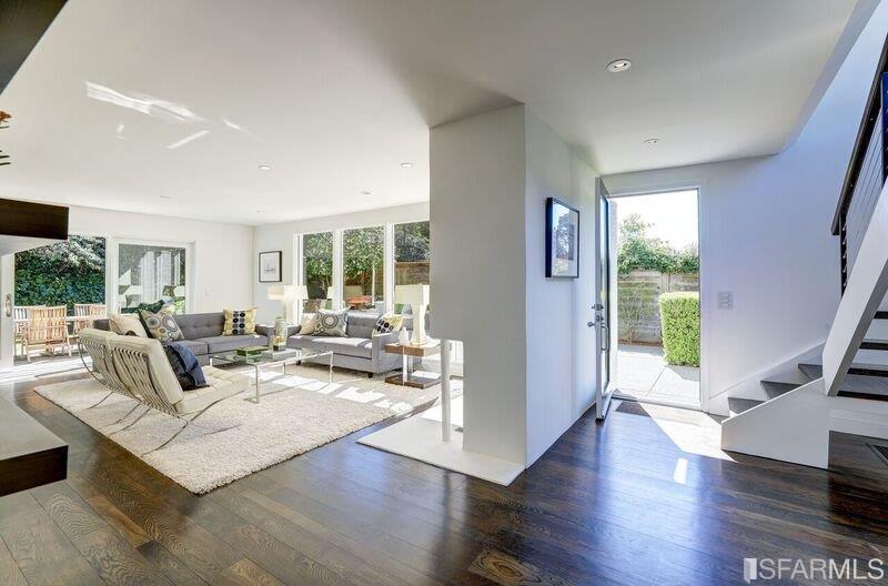 219 Ricardo Road Mill Valley, CA 94941 - Photo 7 of 31 Living room, entryway, another perspective.