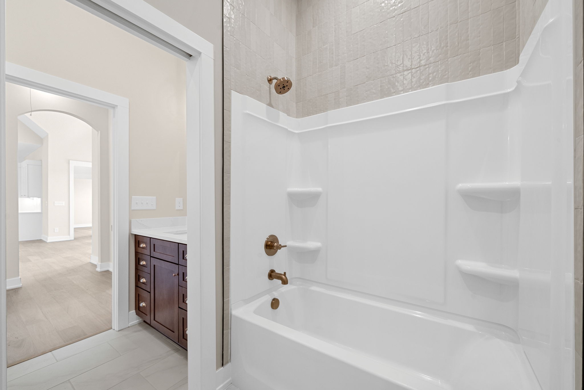 3712 Budds Creek Road Palmyra, TN 37142 - Photo 32 of 100 a bathroom with a bathtub and a shower