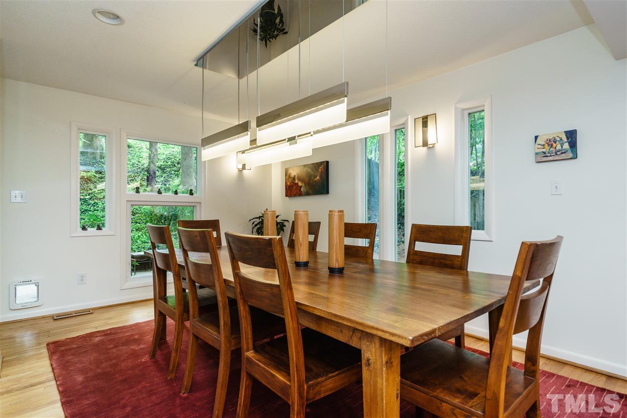 3606 Swann Street Raleigh, NC 27612 - Photo 12 of 25 This table is 104 inches long, so yours can surely fit. Light fixture does not convey.