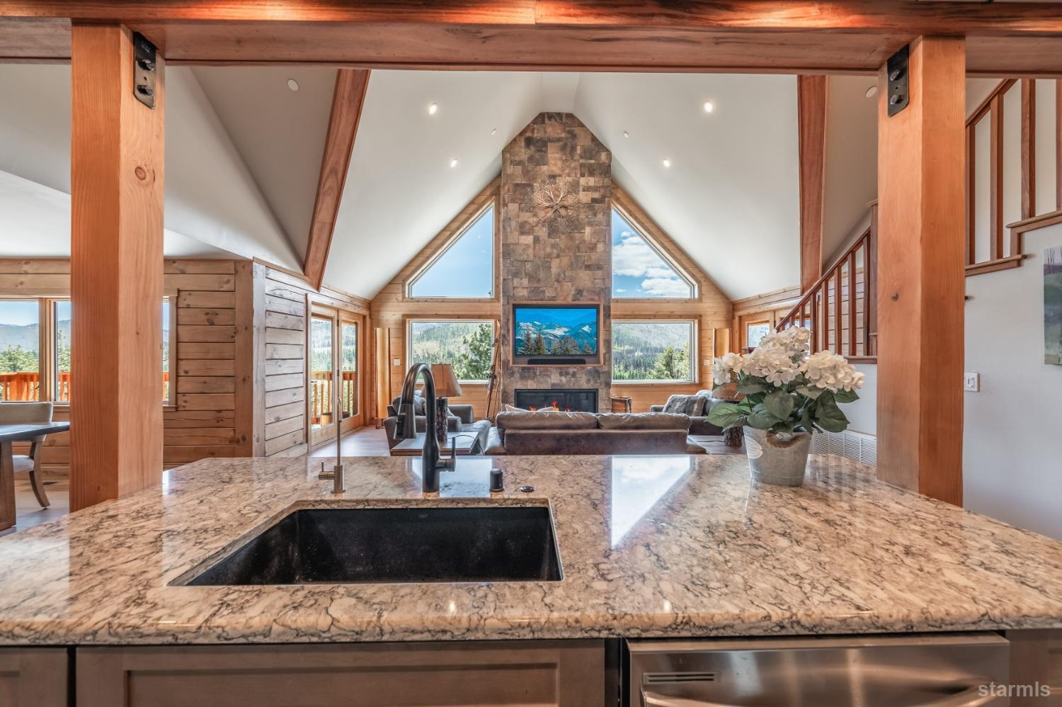 151 Silver Peak Road Markleeville, CA 96120 - Photo 9 of 33 View from gourmet kitchen