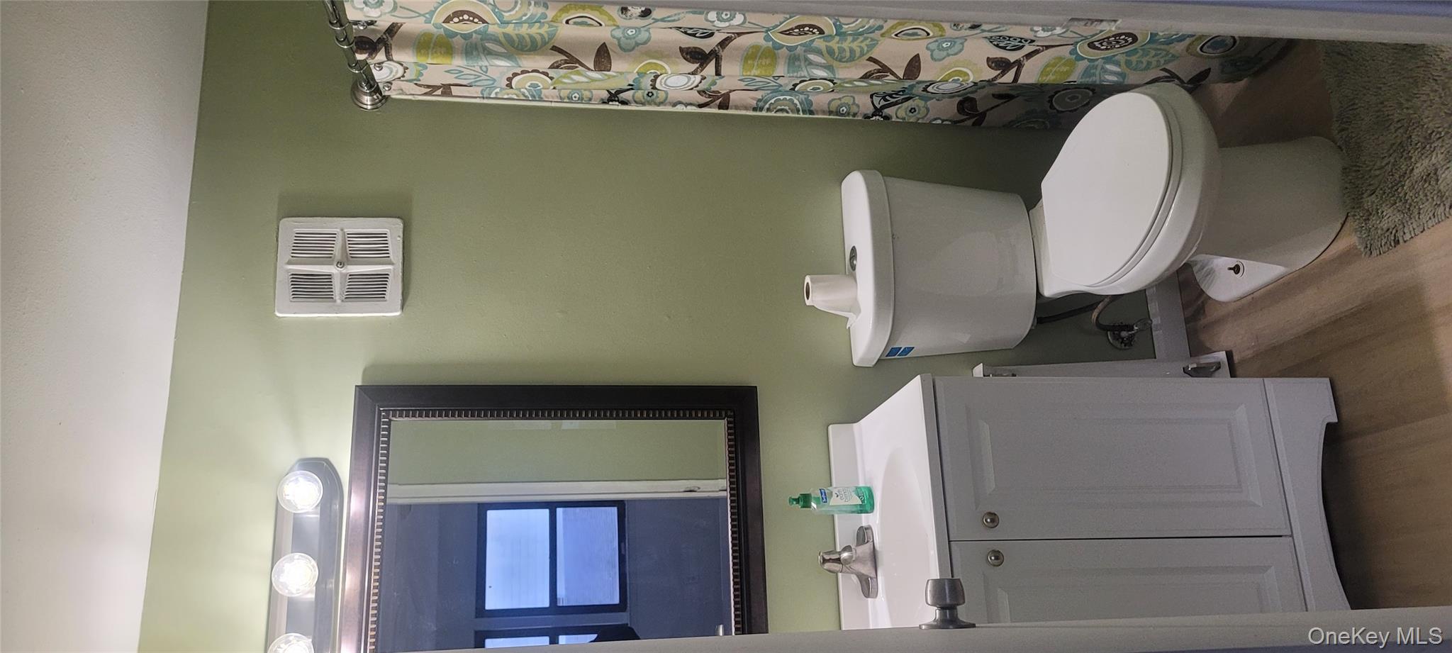 2 Williamsburg Court, Unit C Ridge, NY 11961 - Photo 6 of 20 Bathroom with light wood finished floors, vanity, and a shower with curtain
