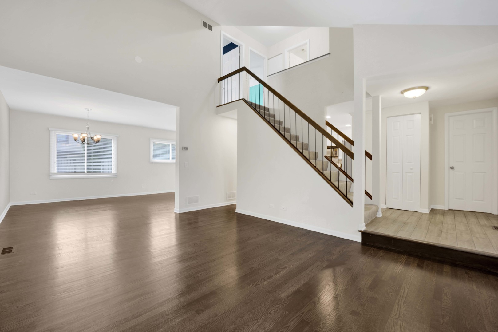 2631 Smith Street Rolling Meadows, IL 60008 - Photo 3 of 24 a view of entryway and hall with wooden floor