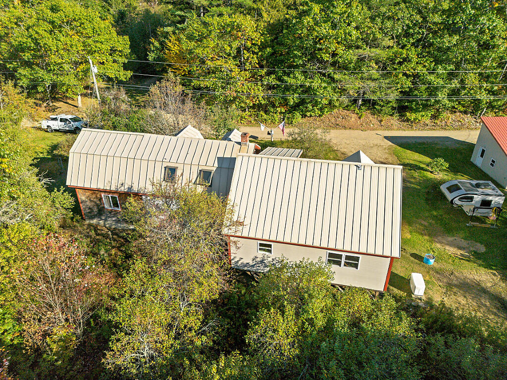 17 Bean Road Montville, ME 04941 - Photo 38 of 47 Aerial View of Backside of Home