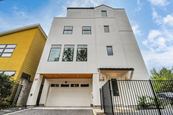 a view of front door of house