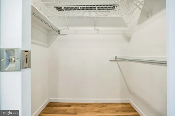 a view of an empty room with stairs