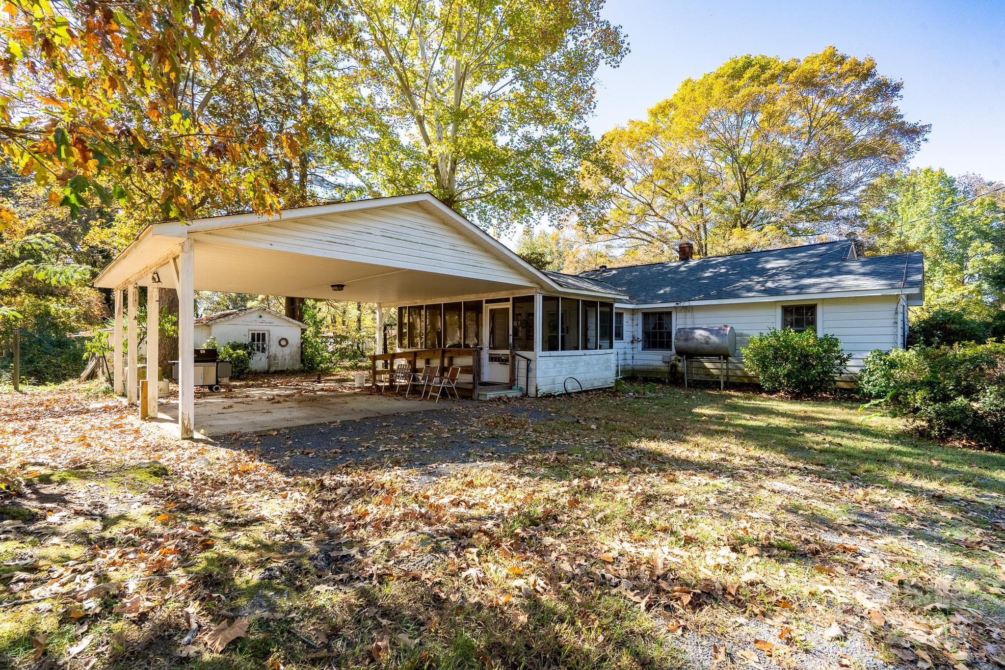 335 Richfield Road Richfield, NC 28137 - Photo 29 of 33 a view of a house with a yard and large tree