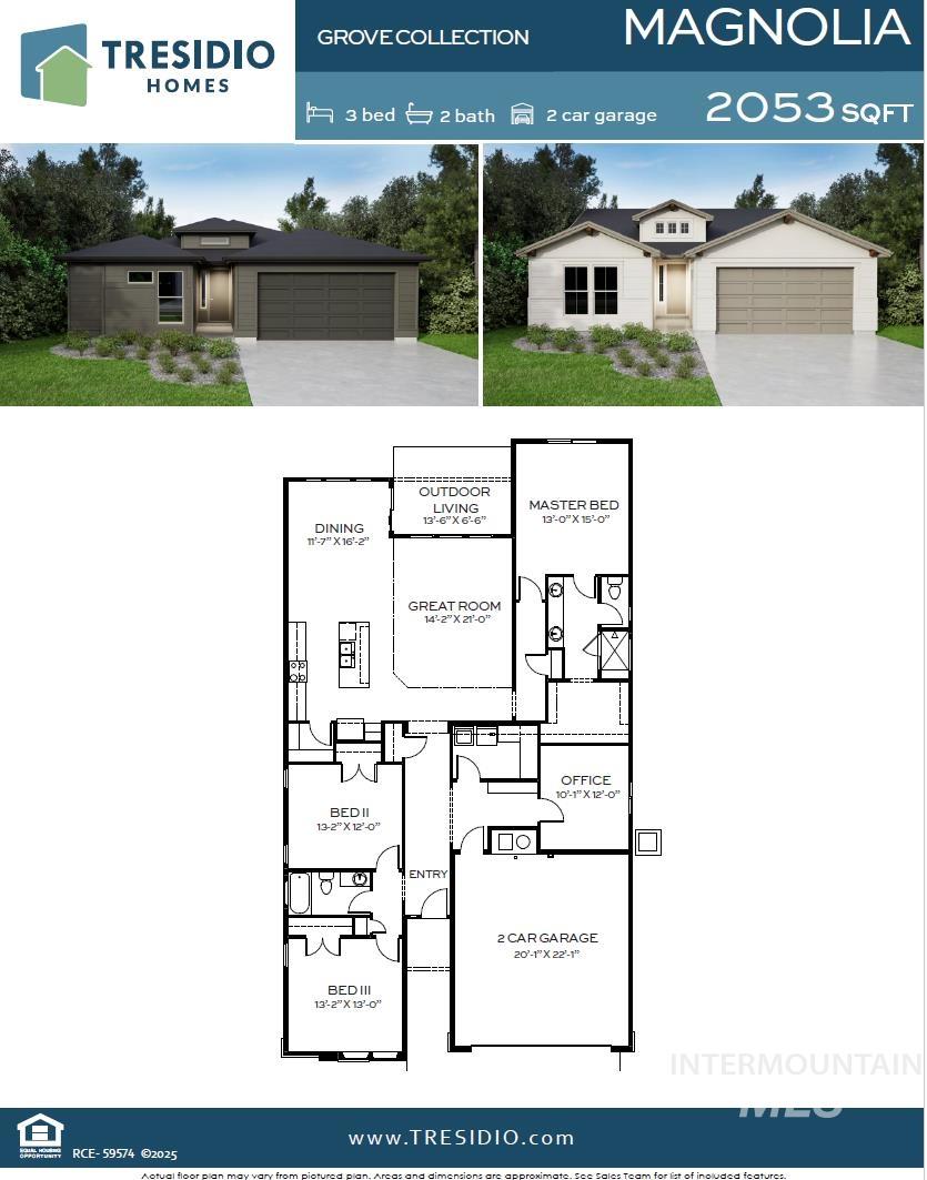 4302 Tropic Way Caldwell, ID 83607 - Photo 32 of 32 View of property floor plan