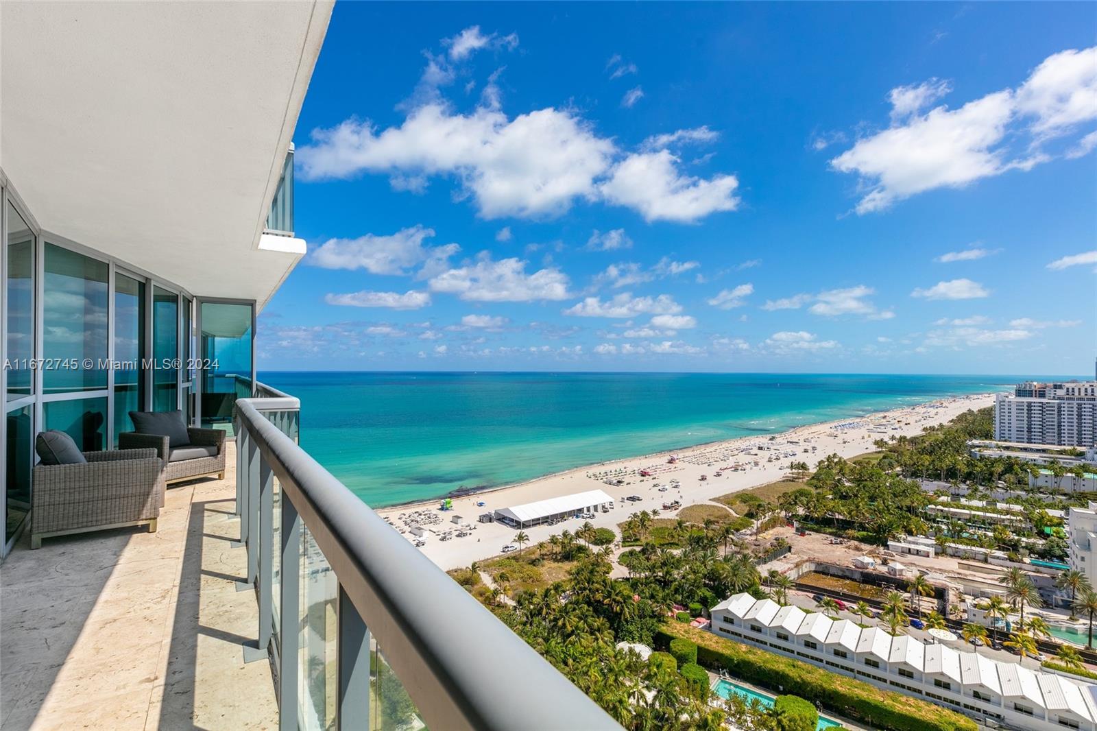 101 20th Street, Unit 2706 Miami Beach, FL 33139 - Photo 12 of 22 a view of swimming pool from a balcony