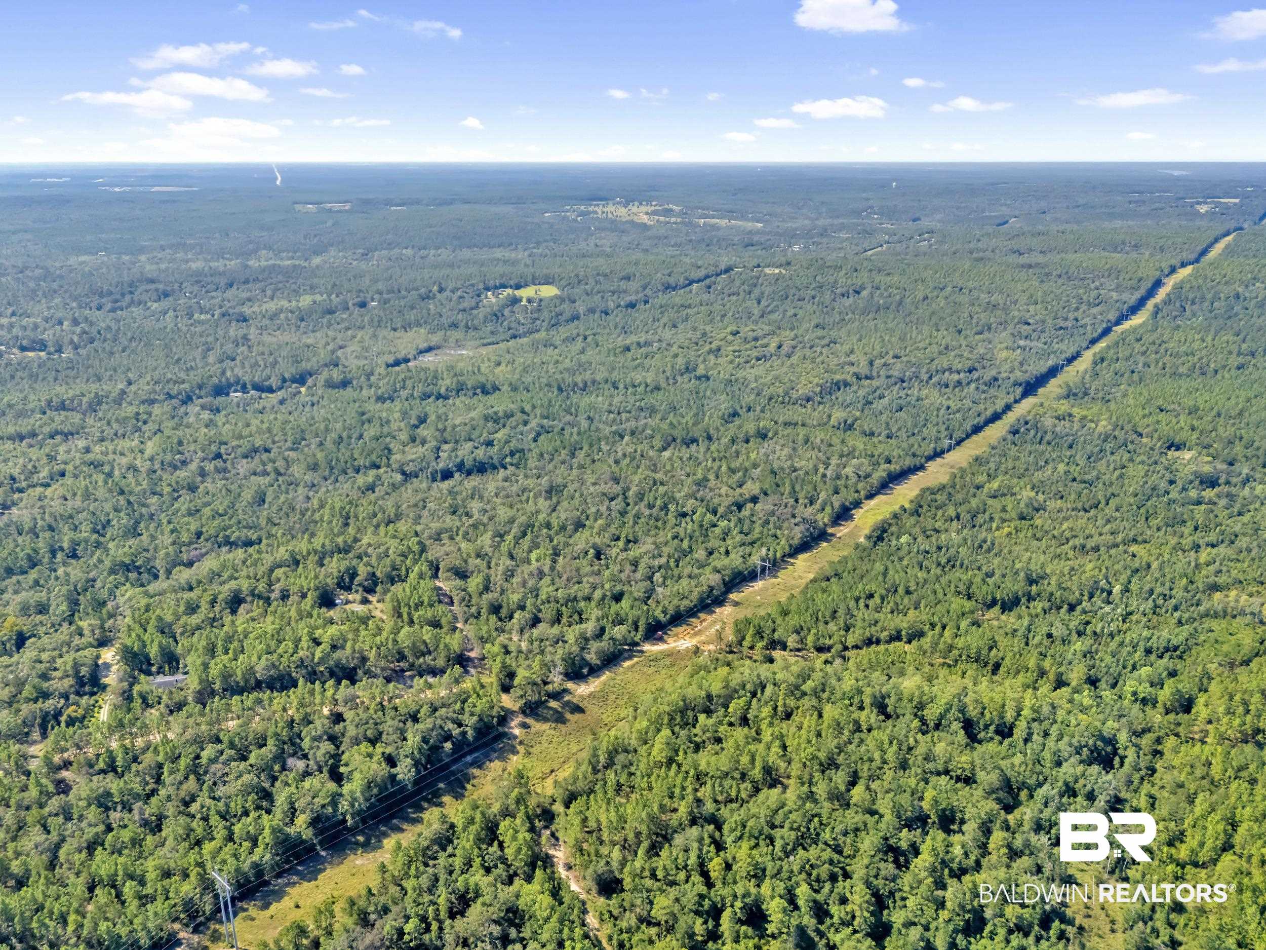 0 Arden Road Chunchula, AL 36521 - Photo 3 of 18 Aerial view of property's location with a forest