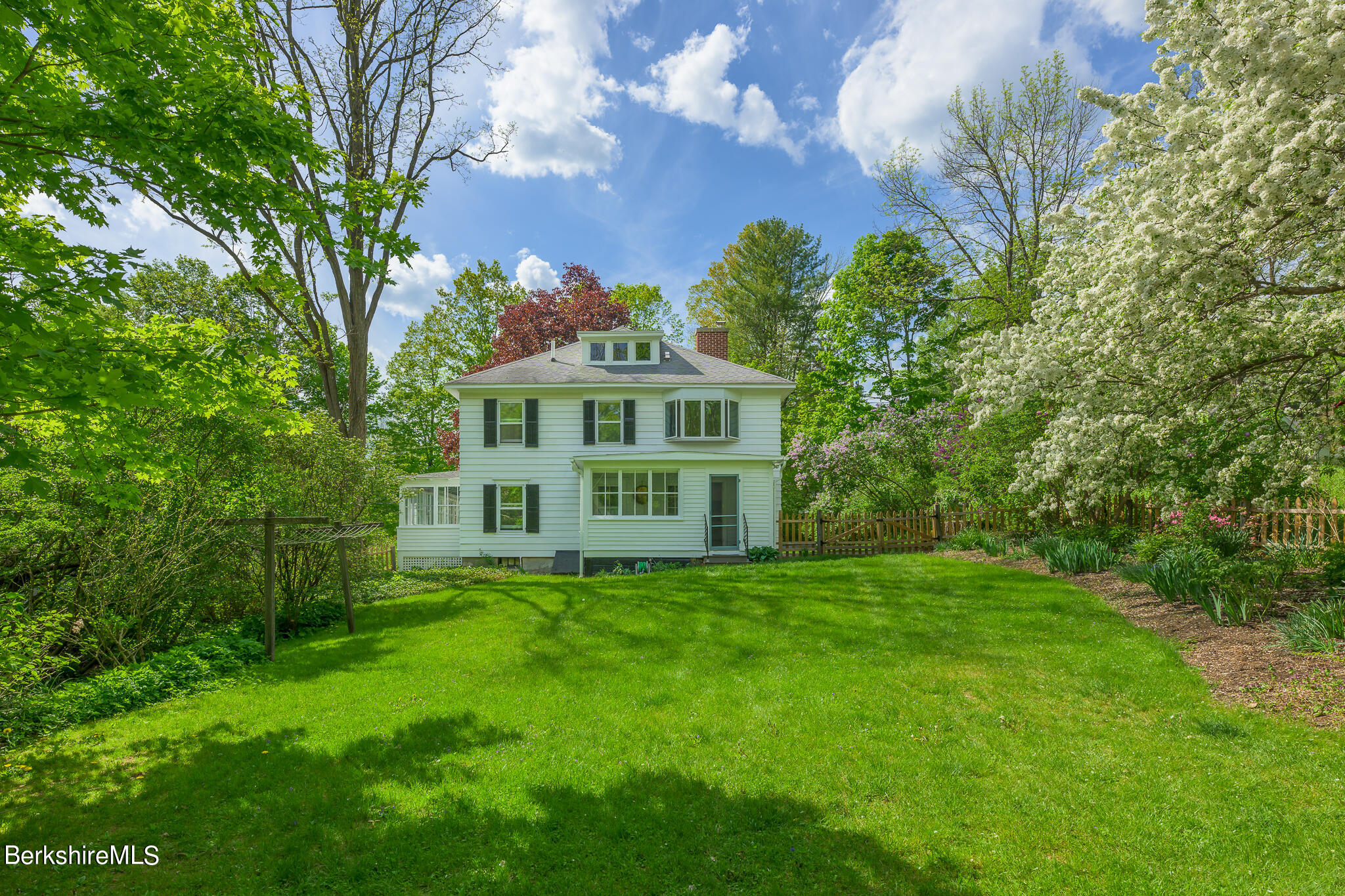 16 Yale Hill Road Stockbridge, MA 01262 - Photo 4 of 55 Back yard view from Brook