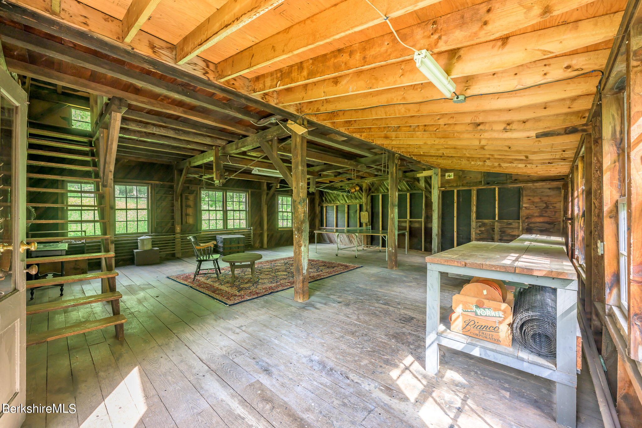 16 Yale Hill Road Stockbridge, MA 01262 - Photo 41 of 55 Barn interior