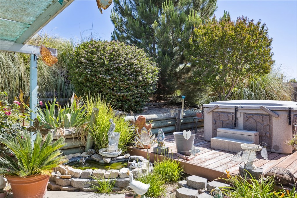 7050 Shale Rock Road Paso Robles, CA 93446 - Photo 27 of 45 a view of a backyard with plants and chairs