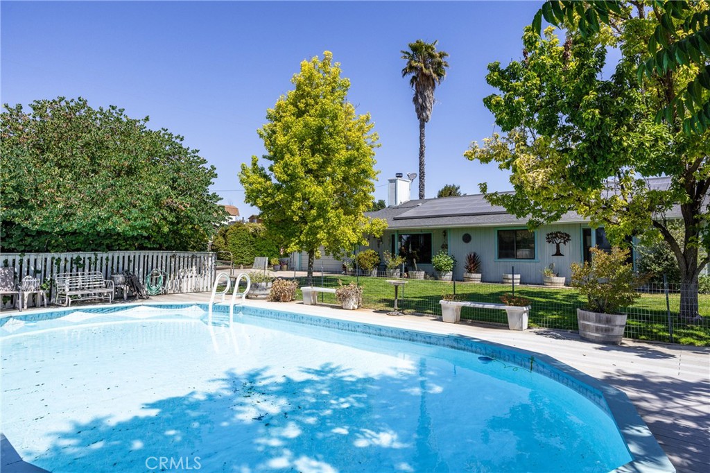 7050 Shale Rock Road Paso Robles, CA 93446 - Photo 39 of 45 a view of house with outdoor seating and trees