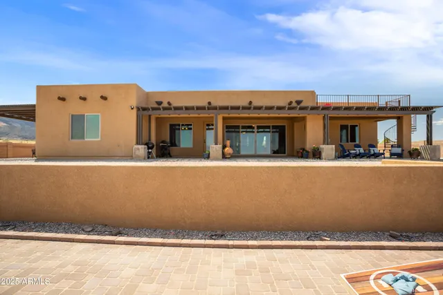 a view of a ocean with a mountain