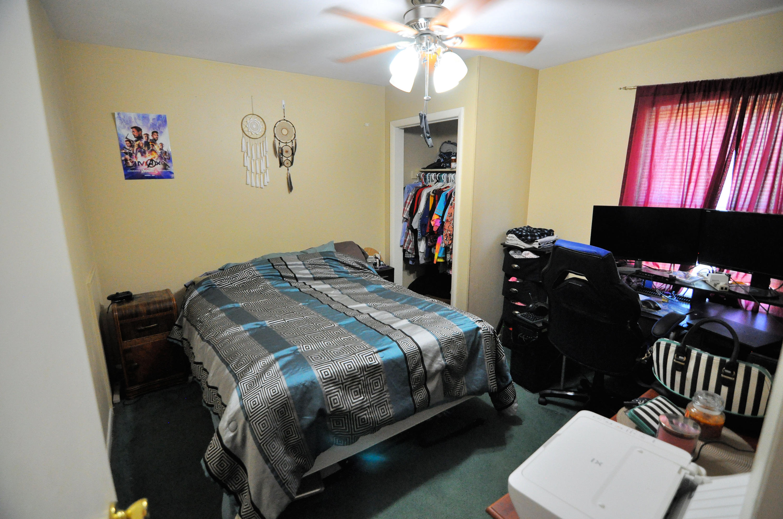 570 Zimmerman Road Blue Ridge, VA 24064 - Photo 23 of 24 a bedroom with a bed and a flat screen tv