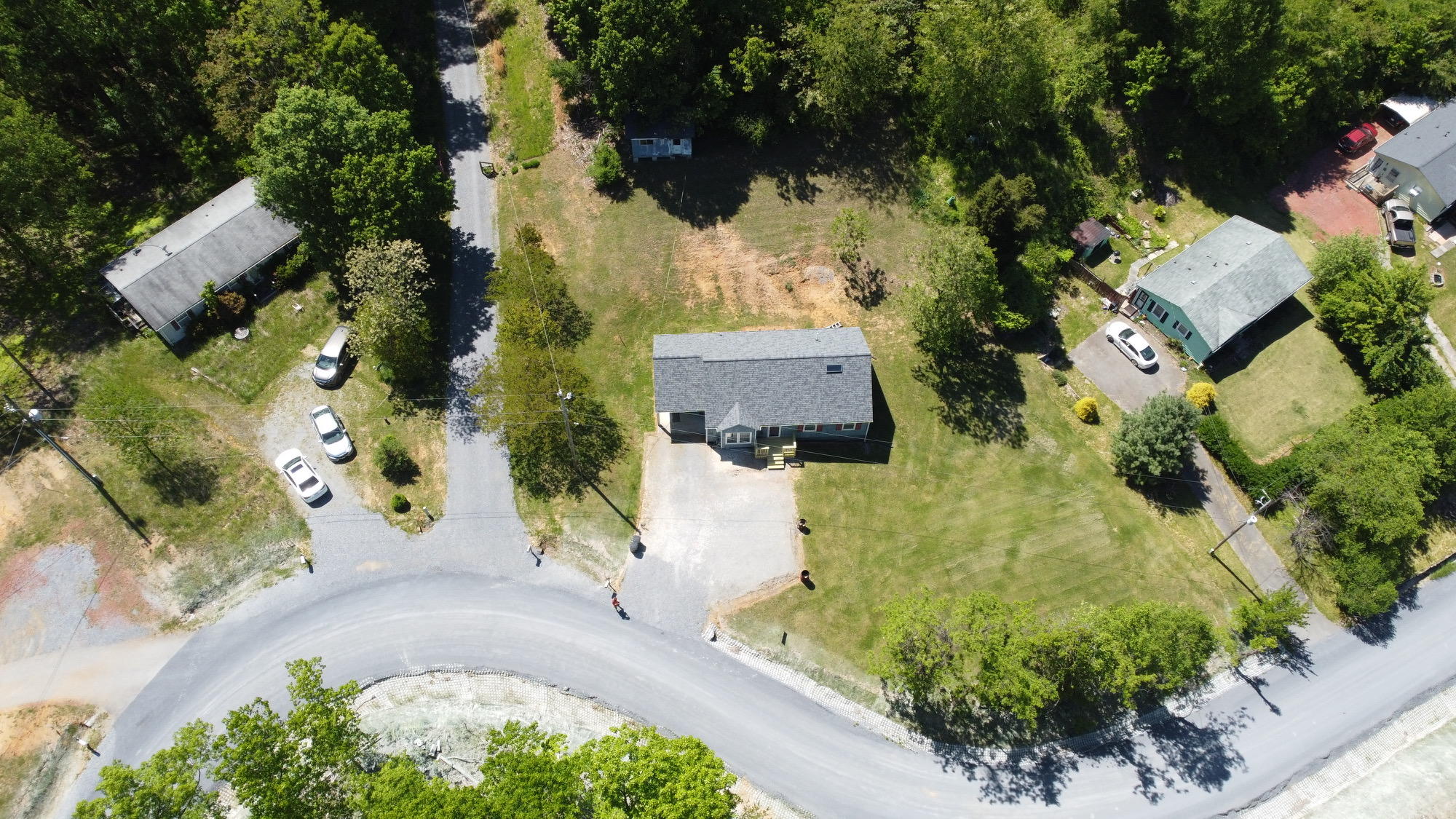 570 Zimmerman Road Blue Ridge, VA 24064 - Photo 8 of 24 an aerial view of residential house with outdoor space