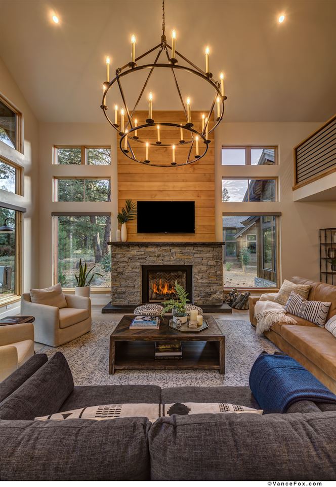 11355 Sutter's Trail, Unit 16 Truckee, CA 96161 - Photo 4 of 21 a living room with furniture a fireplace and a flat screen tv