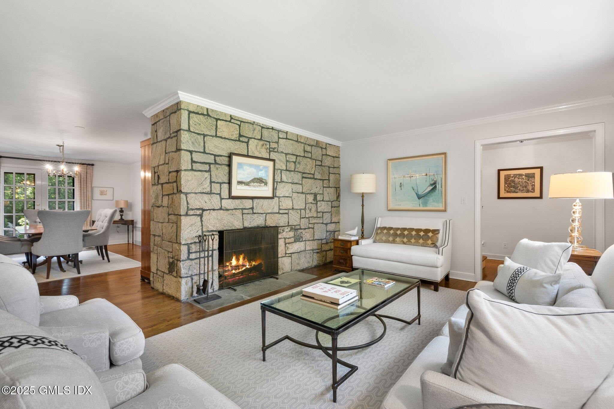 16 Verona Drive Riverside, CT 06878 - Photo 4 of 25 Living Room to Dining Room