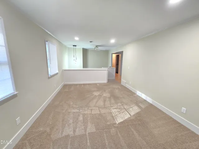 a view of hallway with window