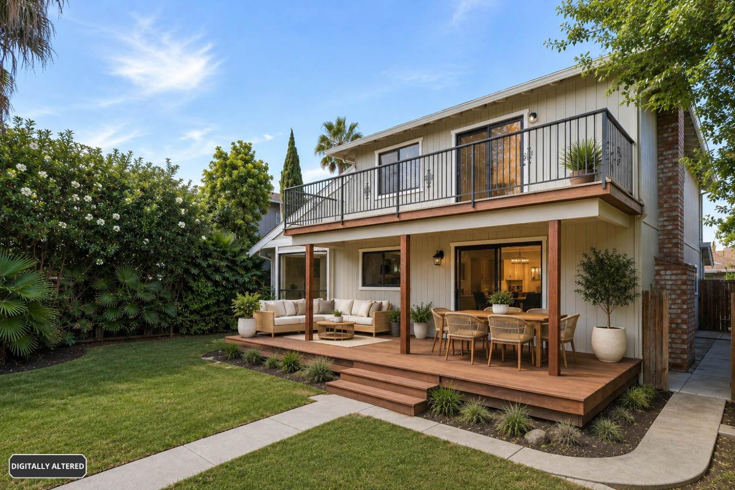 5501 Riverlake Road Discovery Bay, CA 94505 - Photo 56 of 60 a view of a house with a yard porch and sitting area