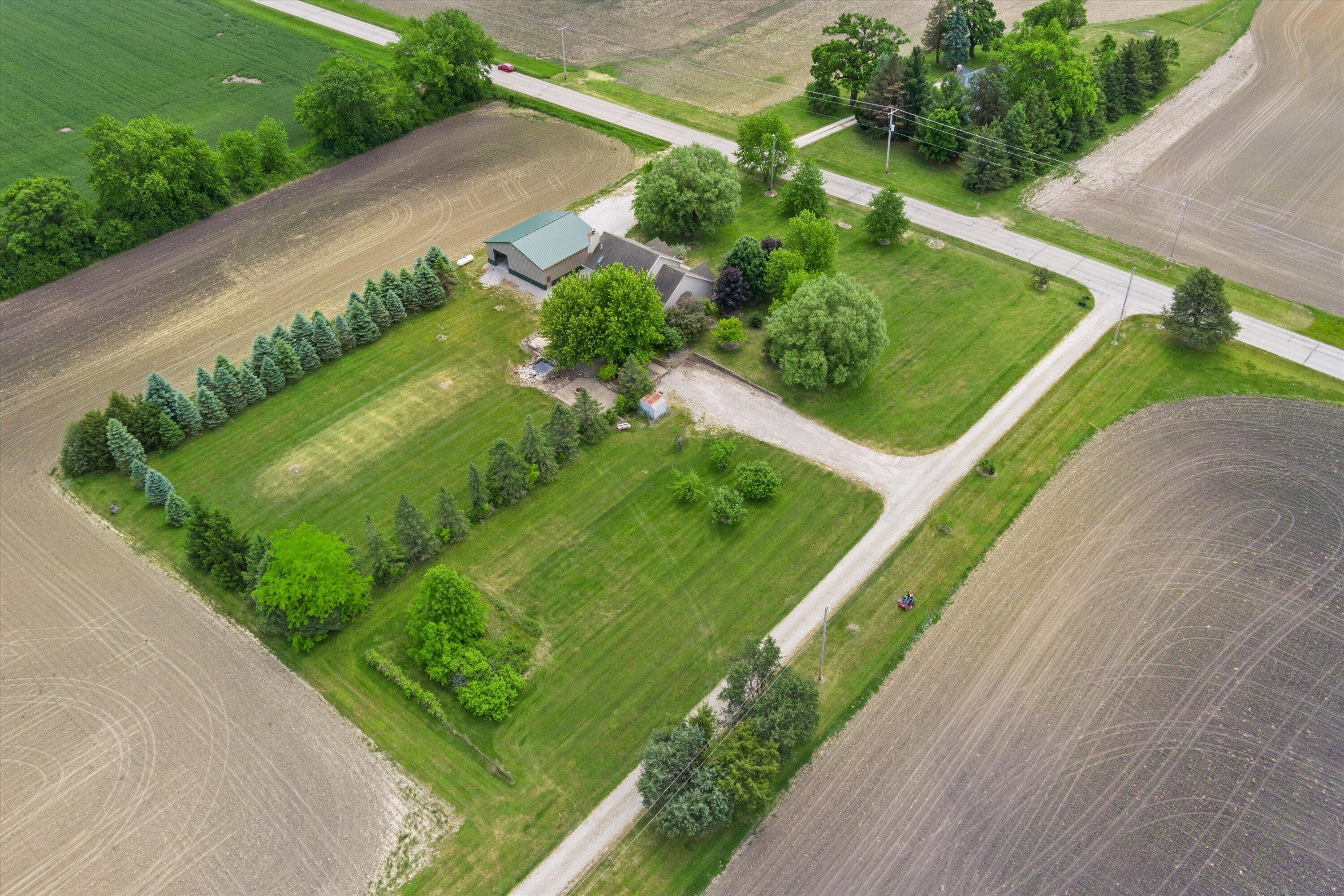 22302 Church Road Dover, WI 53139 - Photo 71 of 80 Aerial View