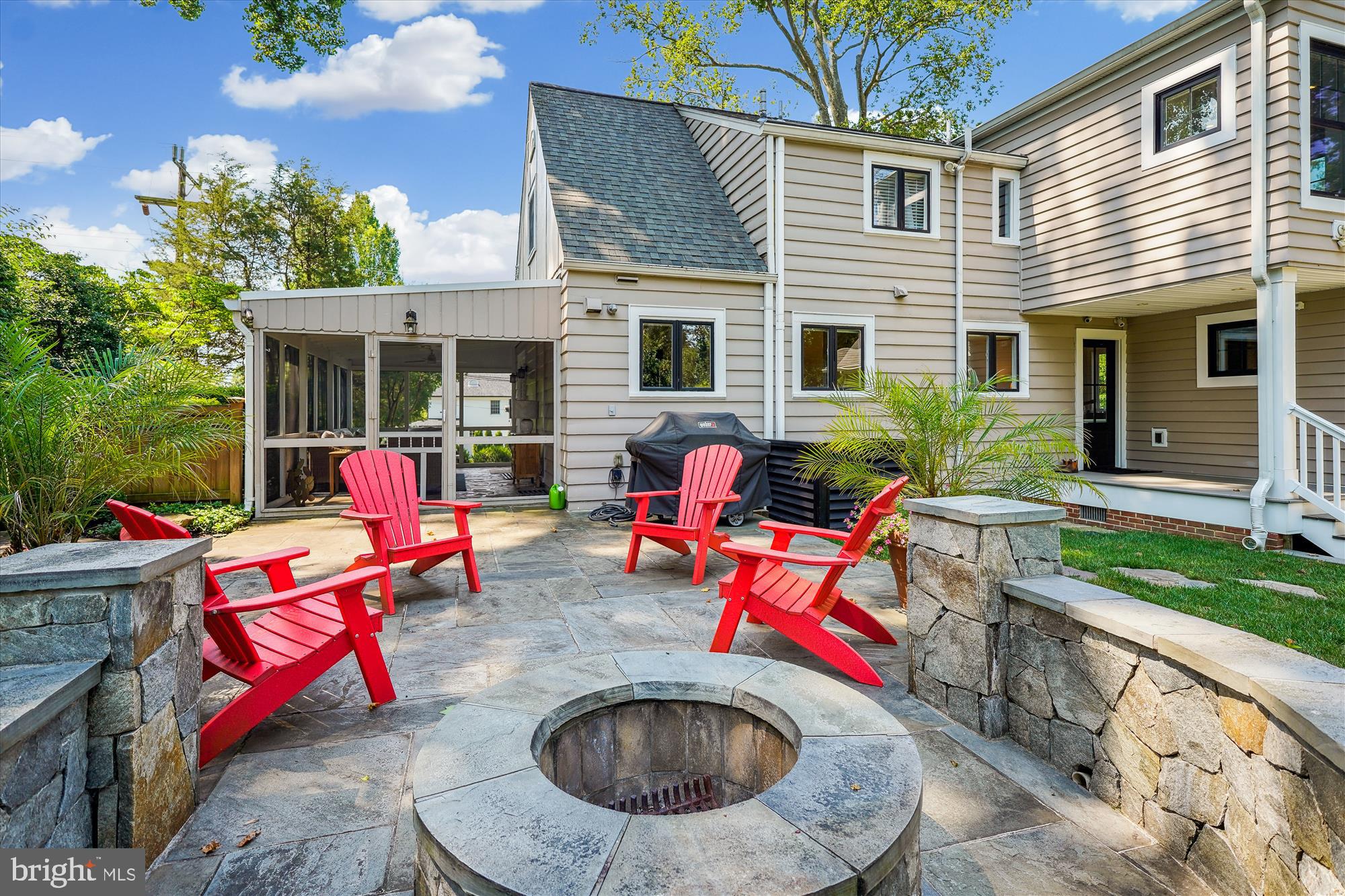 4317 Saul Road Kensington, MD 20895 - Photo 5 of 33 a backyard of a house with seating space