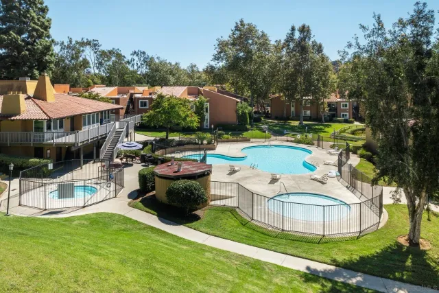a view of a couch in a yard