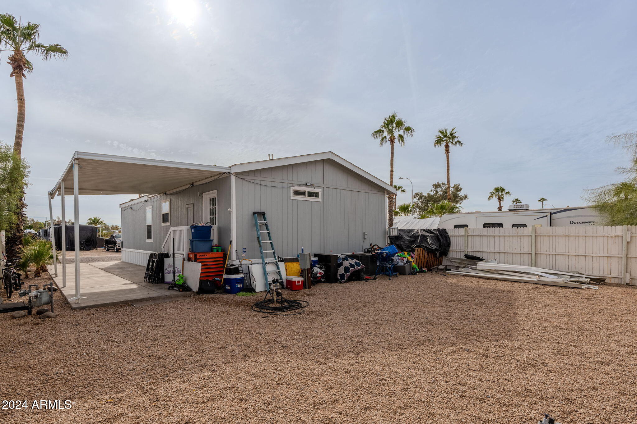 625 West McKellips Road, Unit 213 Mesa, AZ 85201 - Photo 32 of 45 Large Backyard