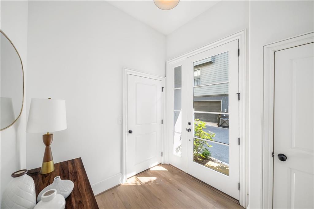699 Eustace Street Southeast Atlanta, GA 30315 - Photo 39 of 53 a view of an entryway with wooden floor