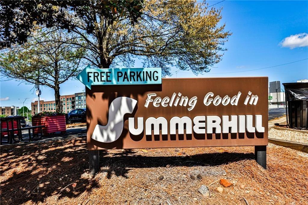 699 Eustace Street Southeast Atlanta, GA 30315 - Photo 53 of 53 a sign on the side of the road