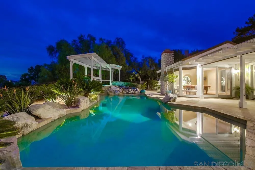 16157 Country Day Road Poway, CA 92064 - Photo 18 of 70 a view of a house with swimming pool yard and sitting area