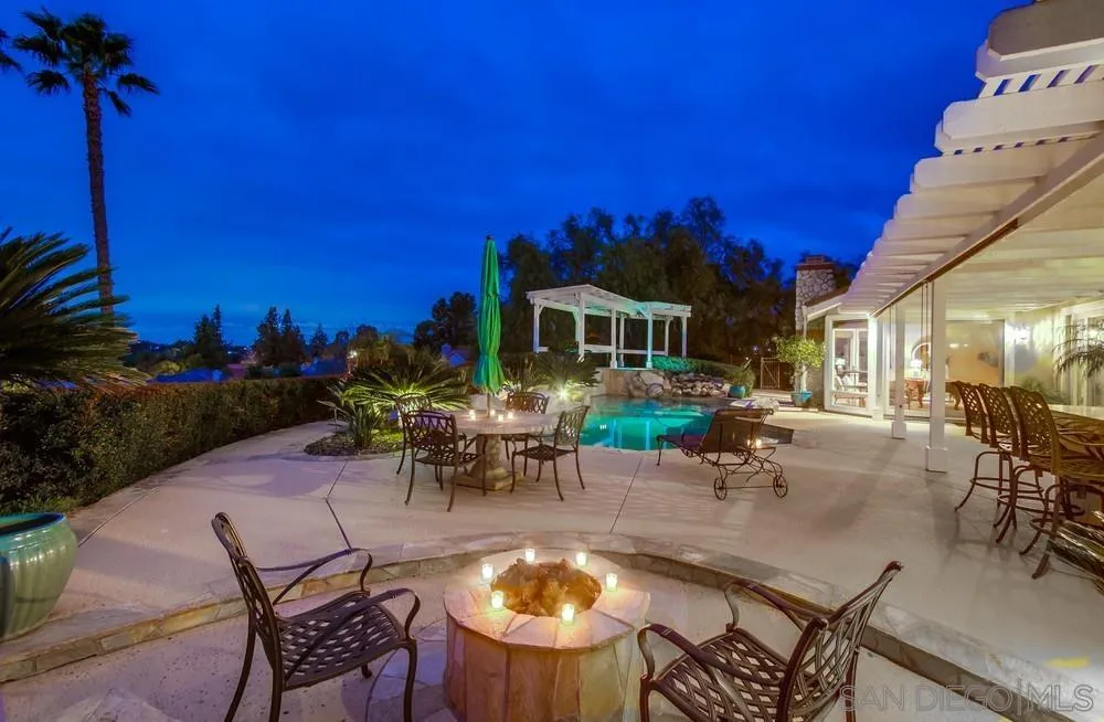 16157 Country Day Road Poway, CA 92064 - Photo 20 of 70 a view of a patio with swimming pool table and chairs