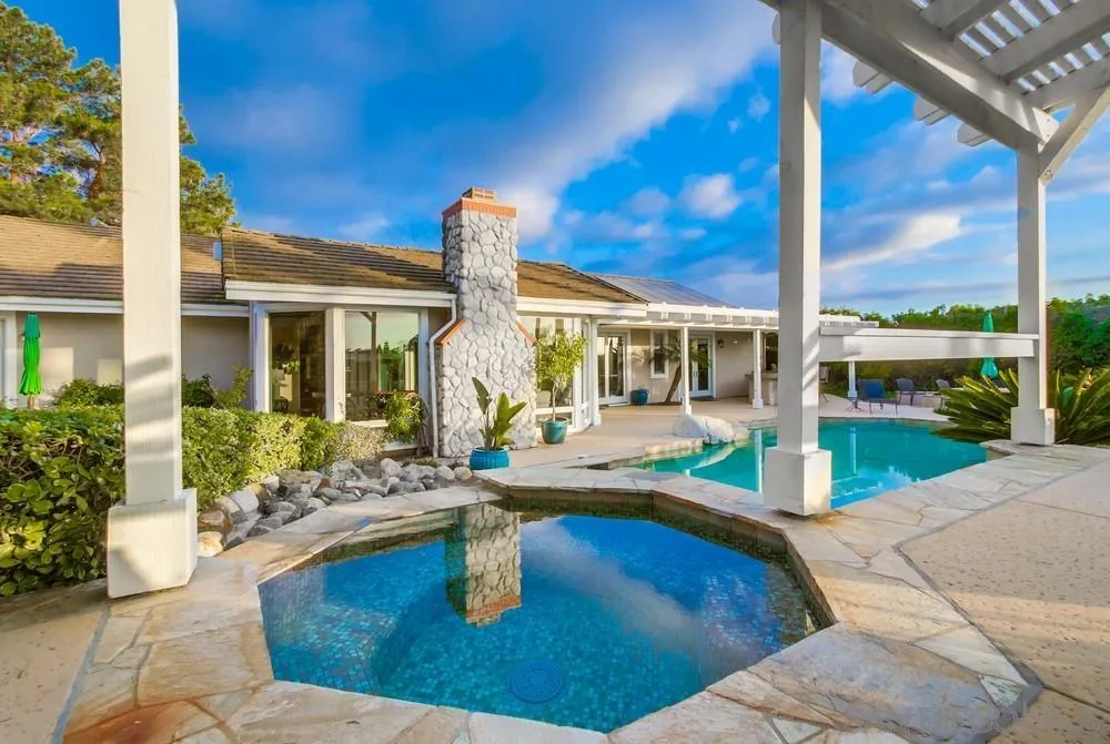 16157 Country Day Road Poway, CA 92064 - Photo 63 of 70 a view of house with swimming pool outdoor seating