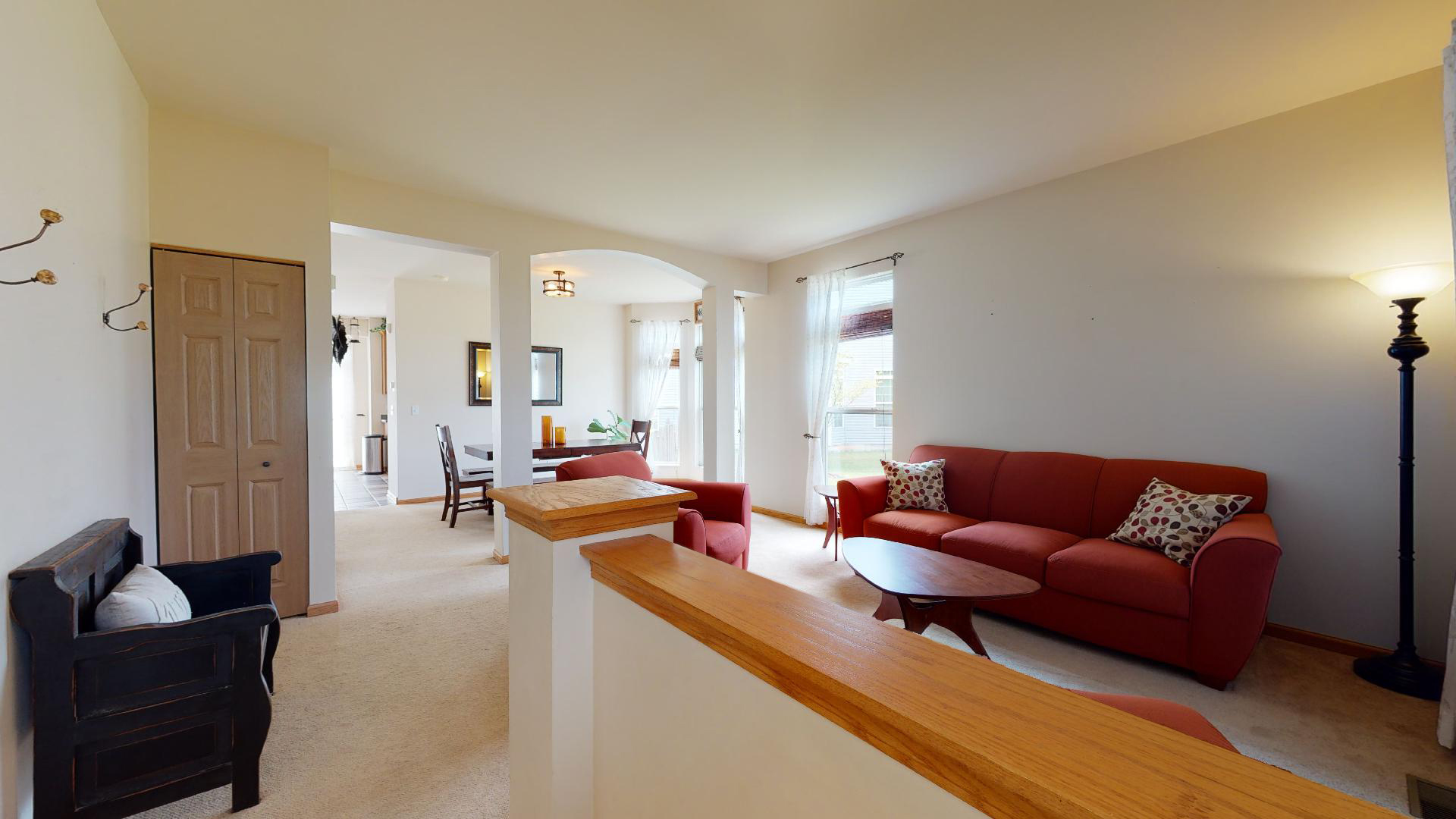 1637 Trails End Lane Bolingbrook, IL 60490 - Photo 39 of 40 a living room with furniture and a wooden floor